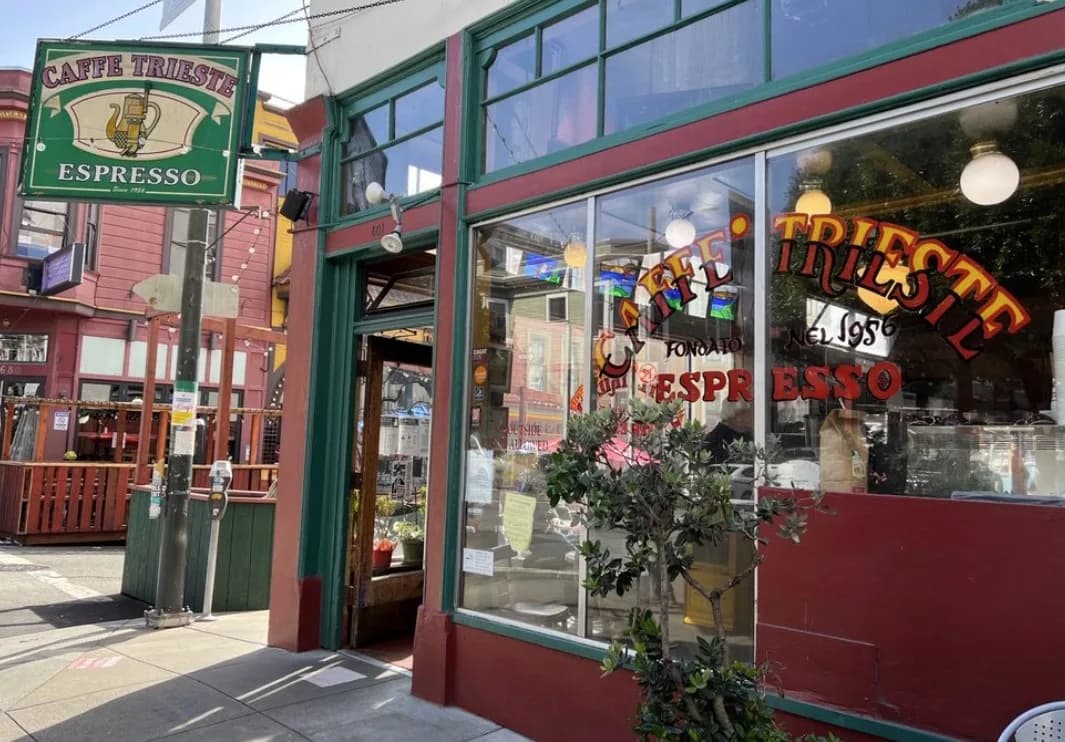 Caffe Trieste in San Francisco, specialty coffee cafe