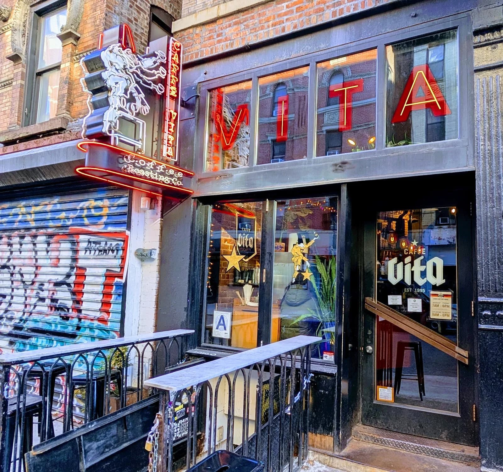 Caffè Vita in New York City, specialty coffee cafe