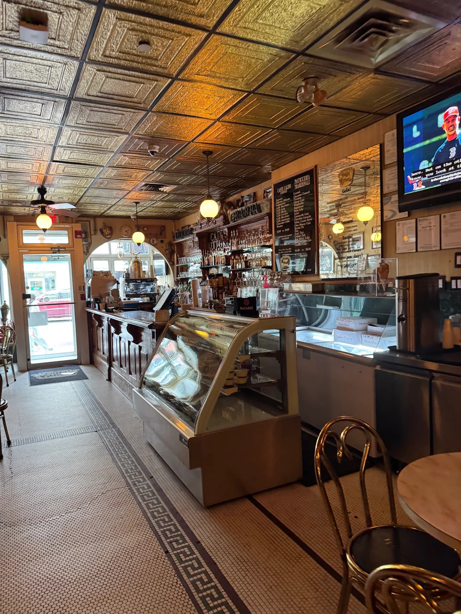 Caffe Vittoria in Boston, specialty coffee cafe