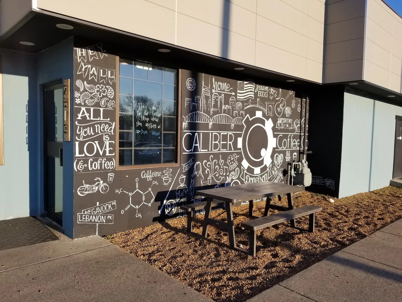 Caliber Coffee Co. in Nashville, specialty coffee cafe