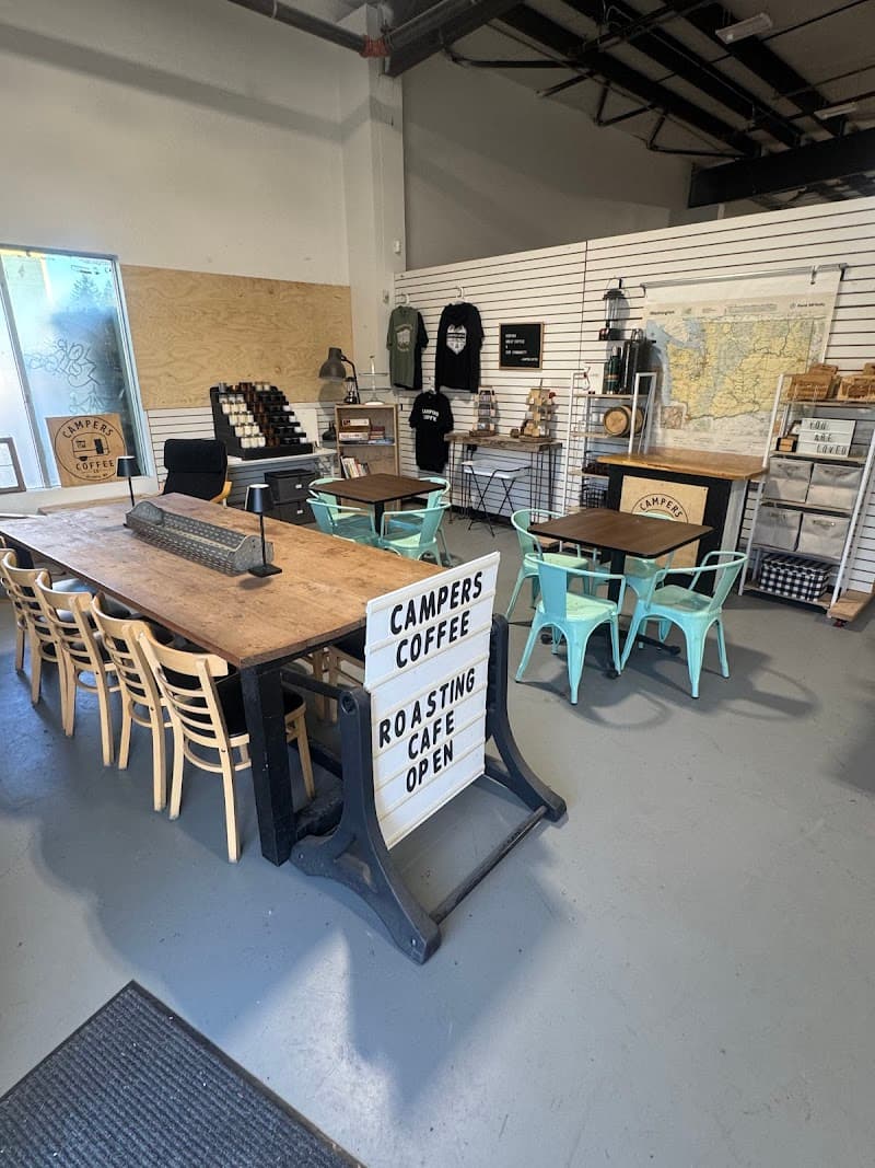 Campers Coffee Co in Olympia, specialty coffee cafe