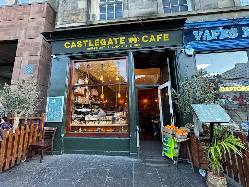 Castlegate Cafe in Edinburgh, specialty coffee cafe
