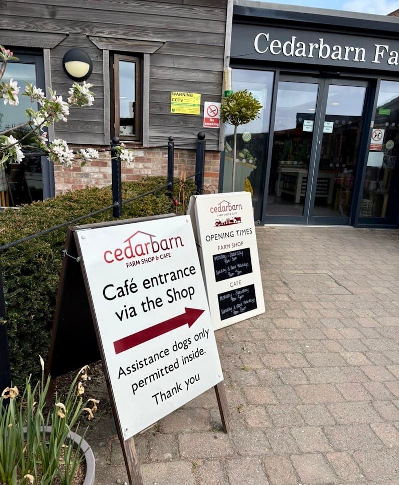 Cedarbarn Farm Shop, Cafe & Miniature Railway in Thornton Dale, specialty coffee cafe