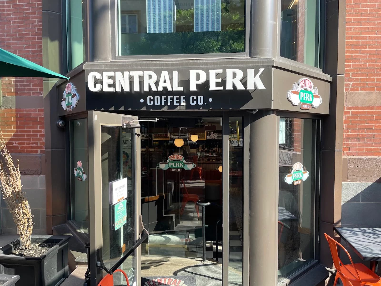 Central Perk Coffee Co in Boston, specialty coffee cafe