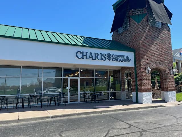 Charis Coffee & Creamery in Cincinnati, specialty coffee roaster