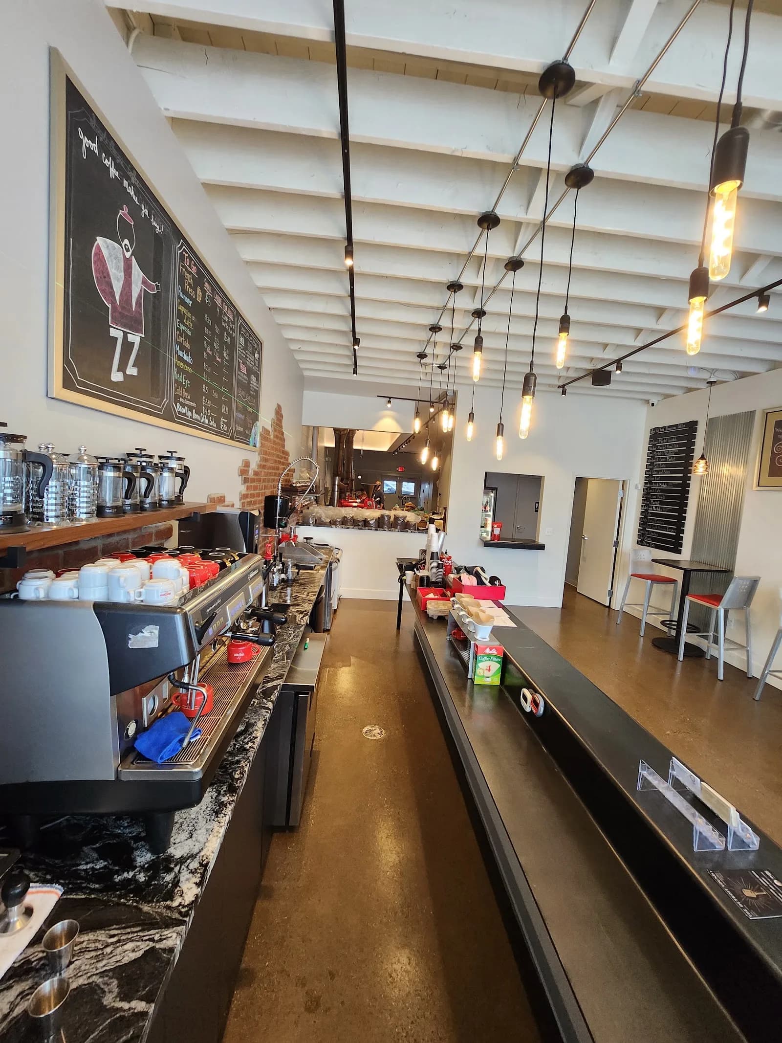 Chazzano Coffee Roasters in Detroit, specialty coffee cafe
