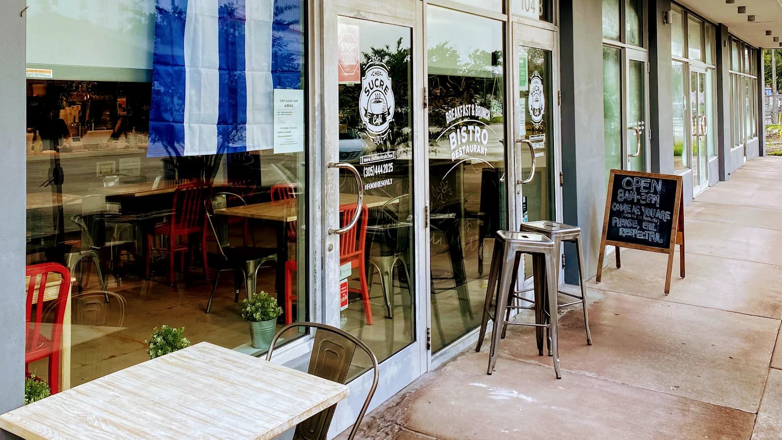 Chef Sucre Café in Miami, specialty coffee cafe