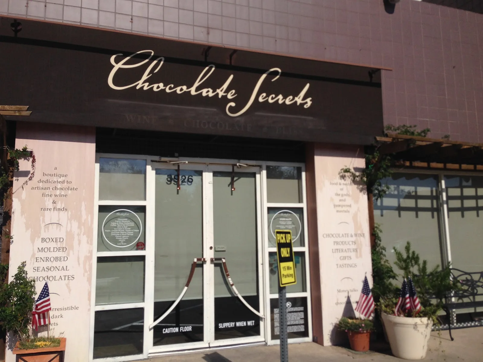Chocolate Secrets in Dallas, specialty coffee cafe