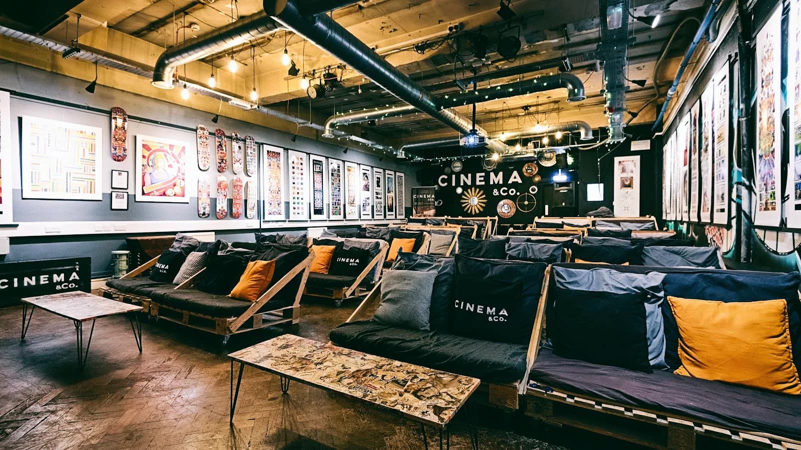 Cinema & Co cafe and bar in Swansea, specialty coffee cafe