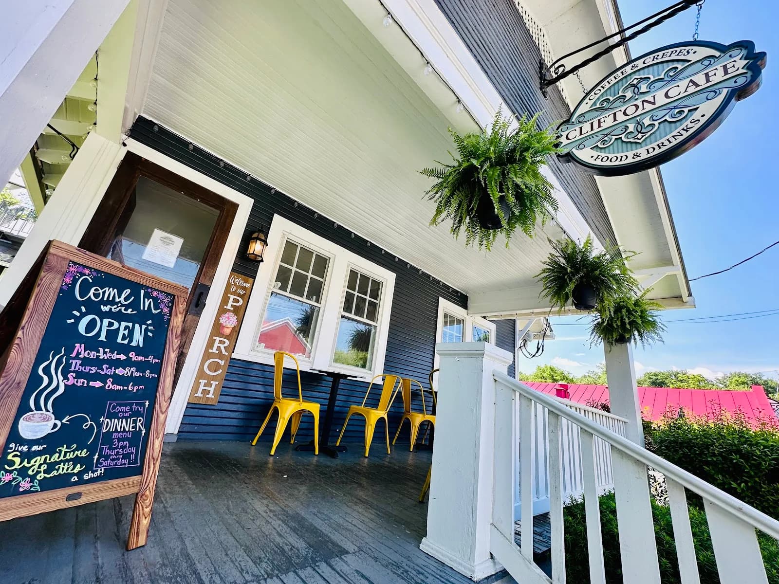 Clifton Cafe in Washington, specialty coffee cafe