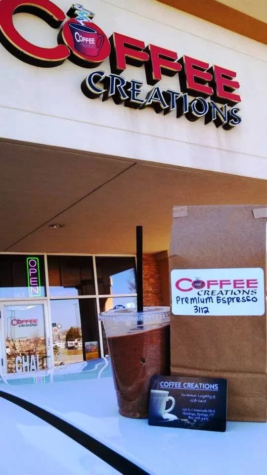 Coffee Creations in Lehi, specialty coffee cafe