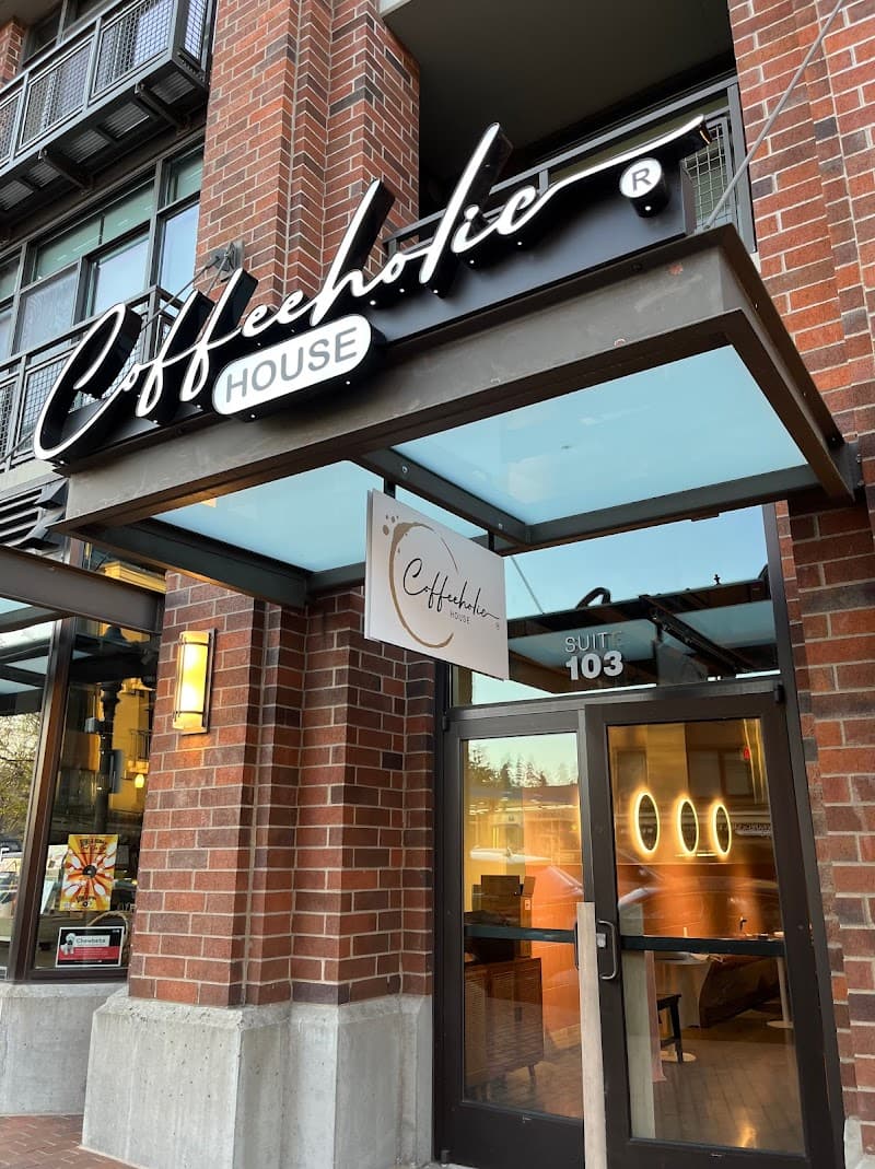 Coffeeholic House in Bellevue, specialty coffee cafe