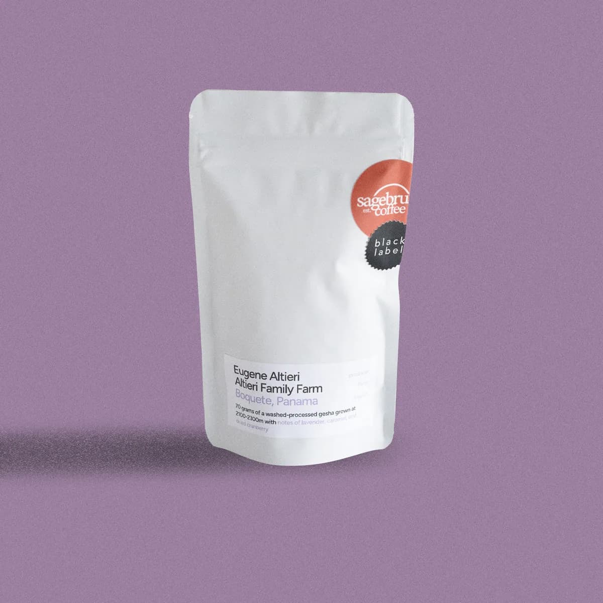 eugene altieri • washed-processed gesha, panama coffee from sagebrush coffee shop & roastery
