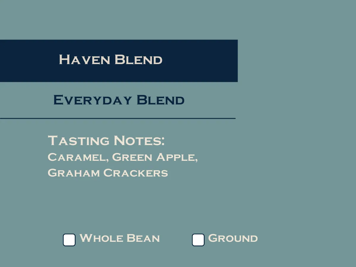 haven blend, brazil coffee from haven coffee roasters