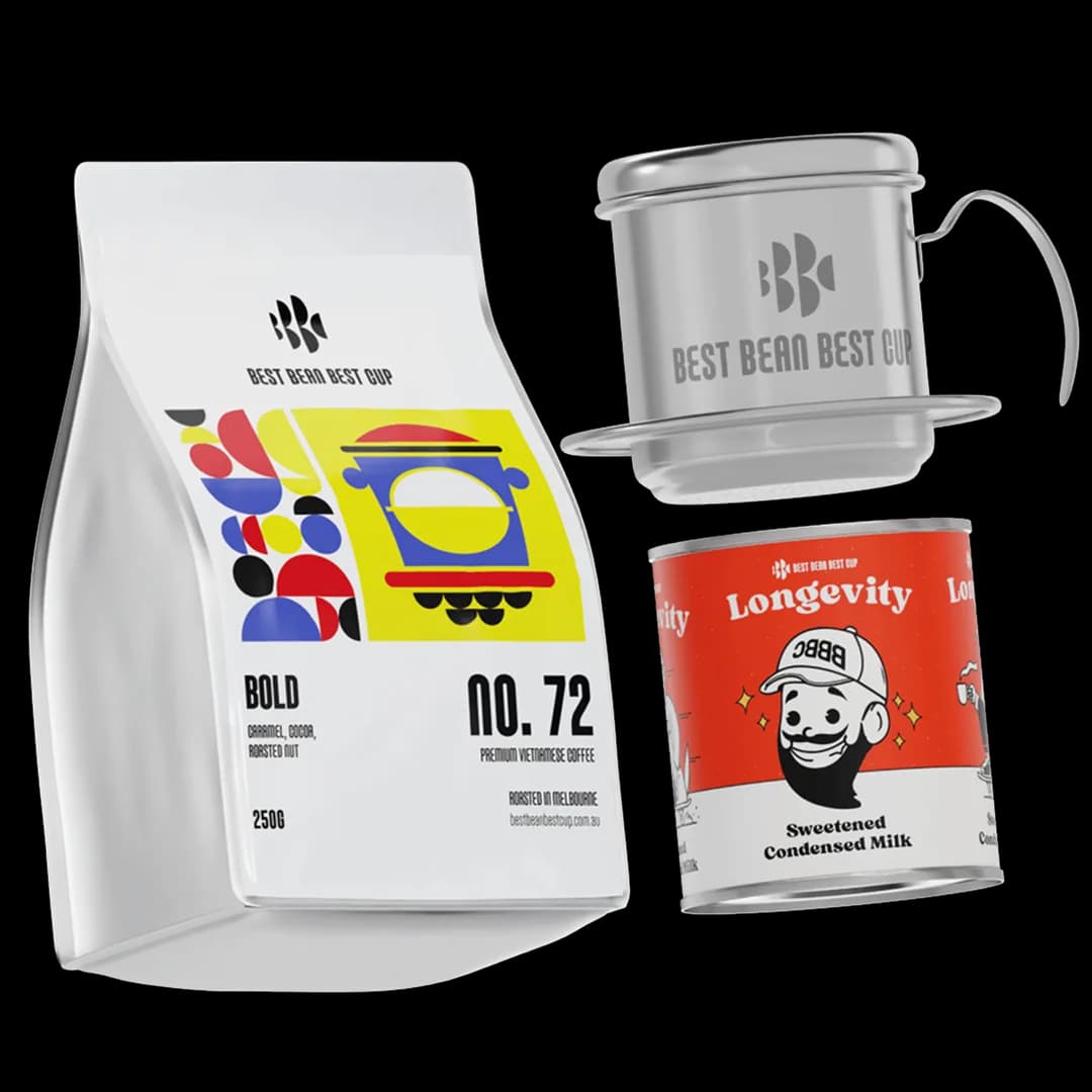 phin perfection pack, vietnam coffee from best bean best cup coffee roasters