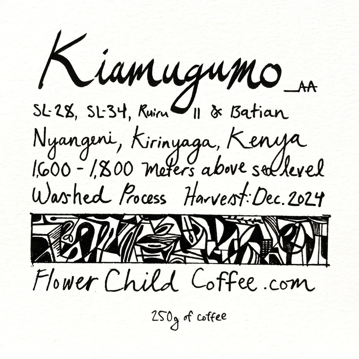 kiamugumo, kenya + tanzania coffee from flower child