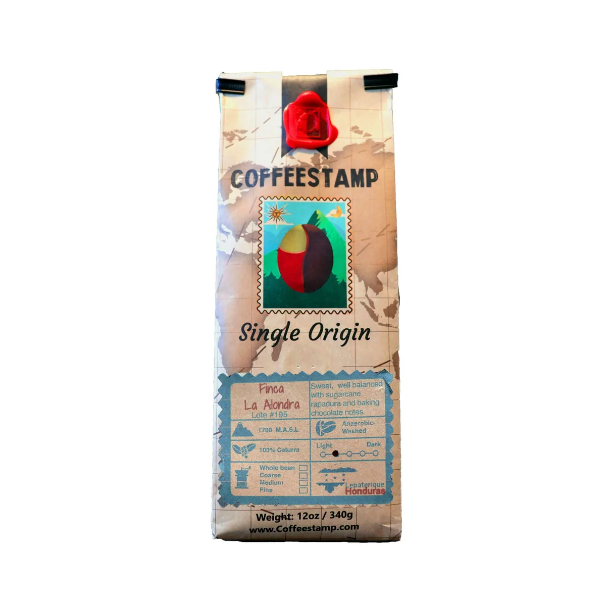 honduras finca la alondra anaerobic process, honduras coffee from coffeestamp