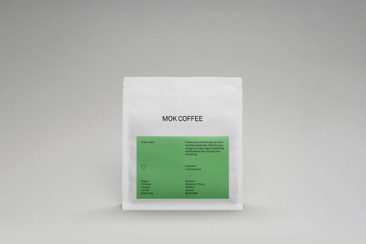 colombia, la guayacana, washed, colombia coffee from mok