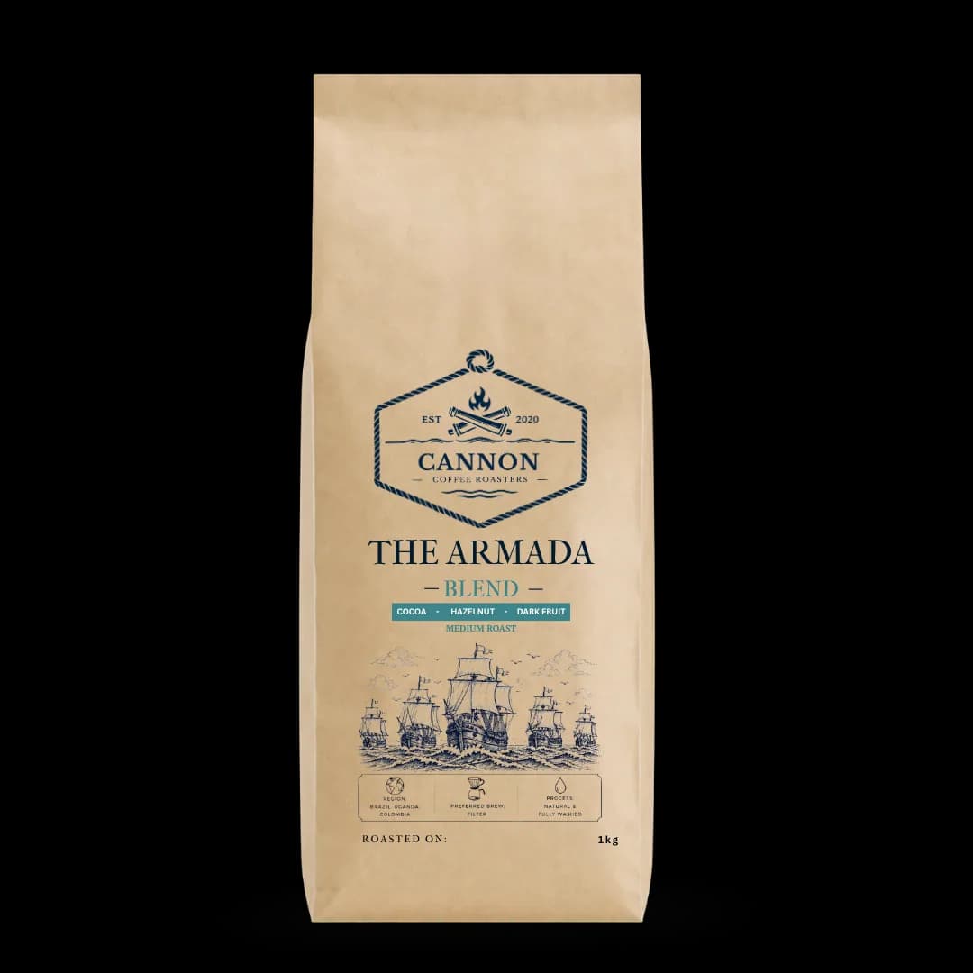 the armada blend - wholesale, uganda + colombia + brazil + nicaragua coffee from cannon coffee roasters