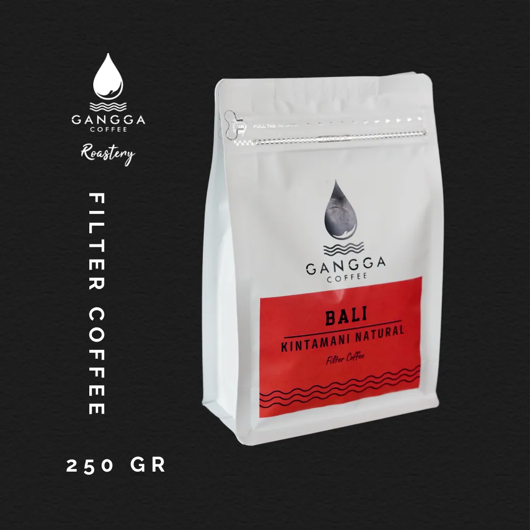 kintamani coffee natural process – gangga coffee, indonesia coffee from gangga roastery - bali coffee roaster