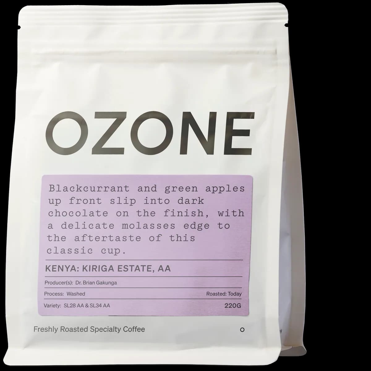 kenya: kiriga, aa, kenya coffee from ozone coffee - london fields