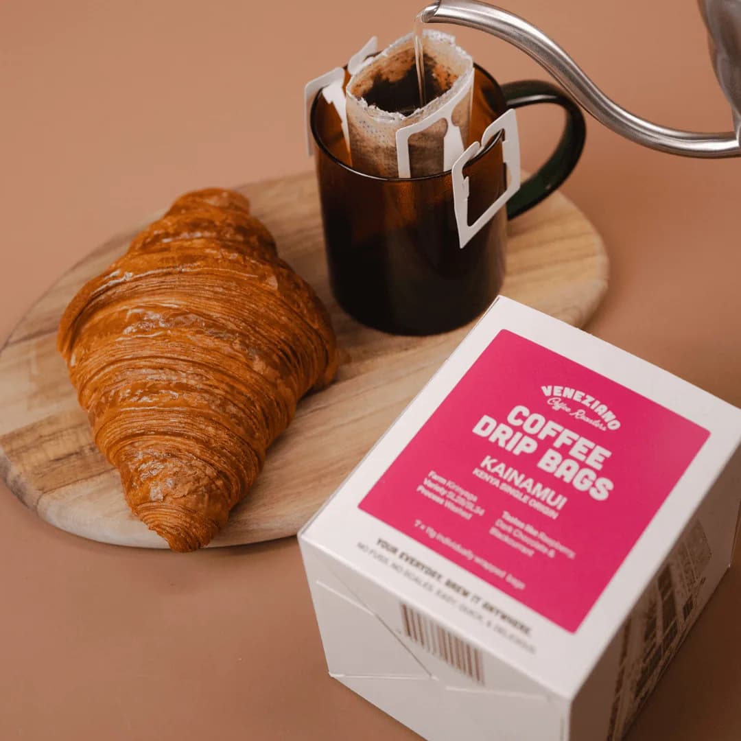 kenya single origin drip trio pack (21 serves) - save $10, kenya coffee from veneziano coffee roasters west end