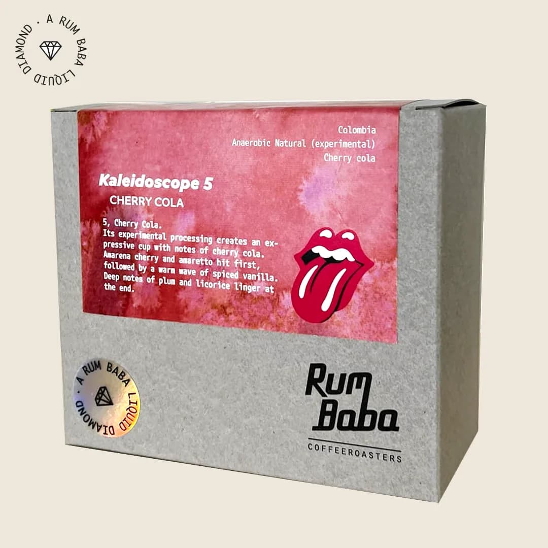 kaleidoscope 5 - cherry cola, colombia coffee from rumbaba