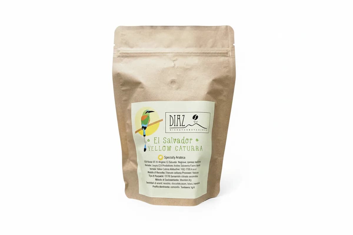 el salvador yellow caturra, el salvador coffee from diaz microtorrefazione