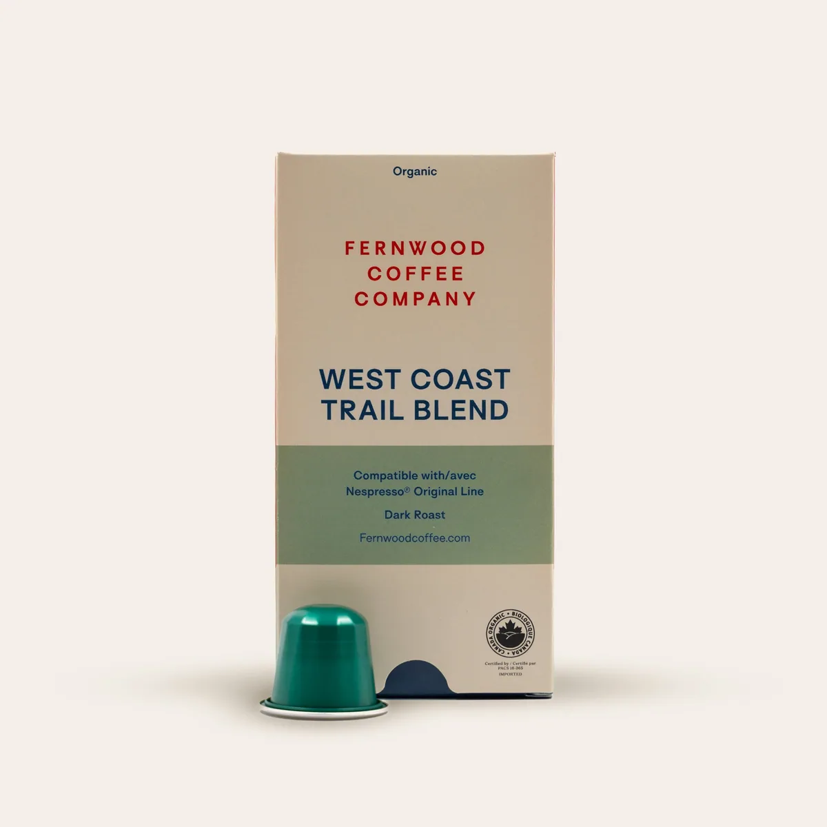 west coast trail capsules, peru + guatemala coffee from fernwood coffee company