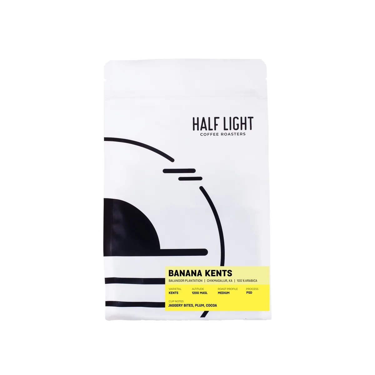banana kents by balanoor plantation, india coffee from half light coffee roasters | c scheme