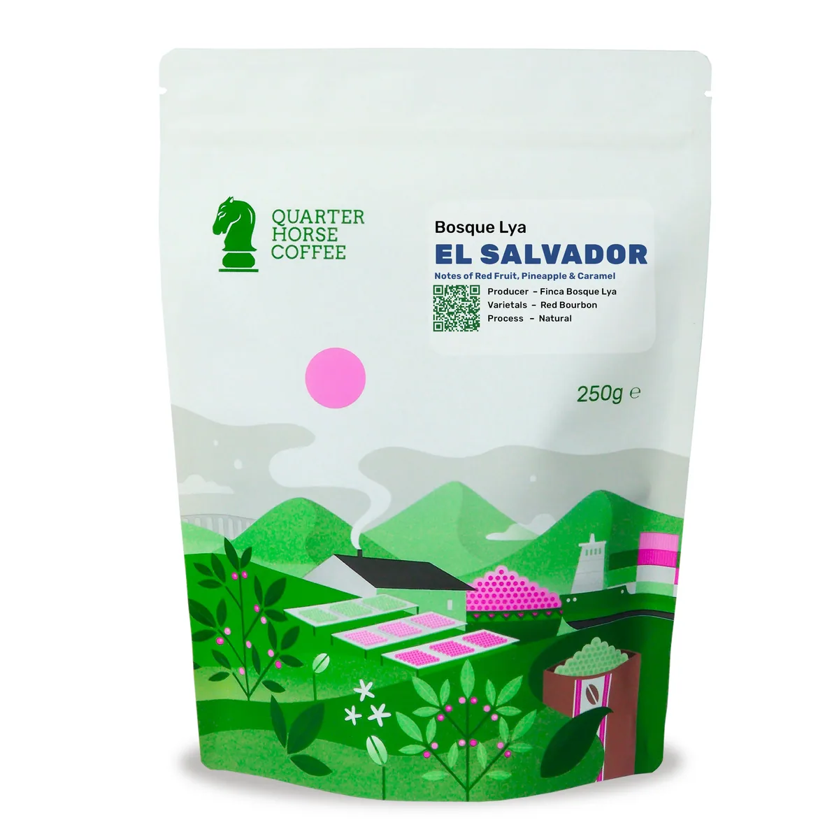 bosque lya, el salvador coffee from quarter horse coffee roasters