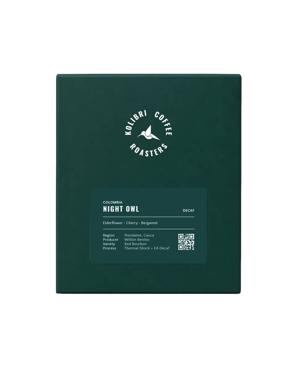 night owl, colombia coffee from kolibri coffee