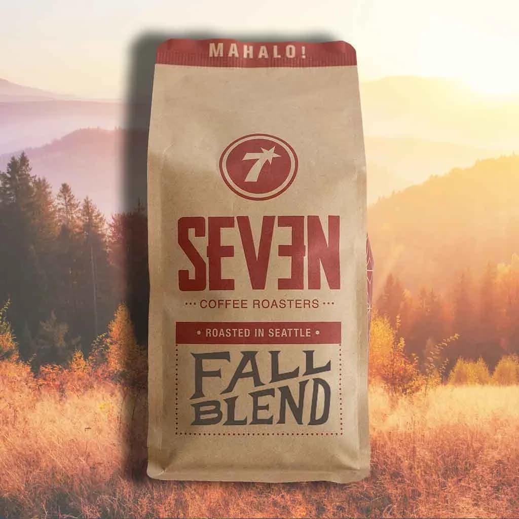 fall blend, hawaii coffee from seven coffee roasters market & cafe
