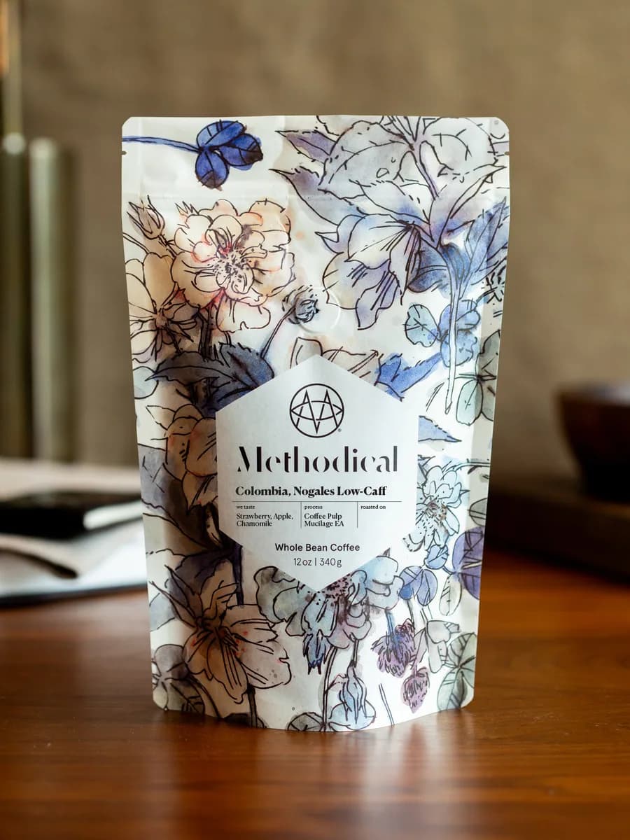 colombia, nogales low-caff, colombia coffee from methodical coffee