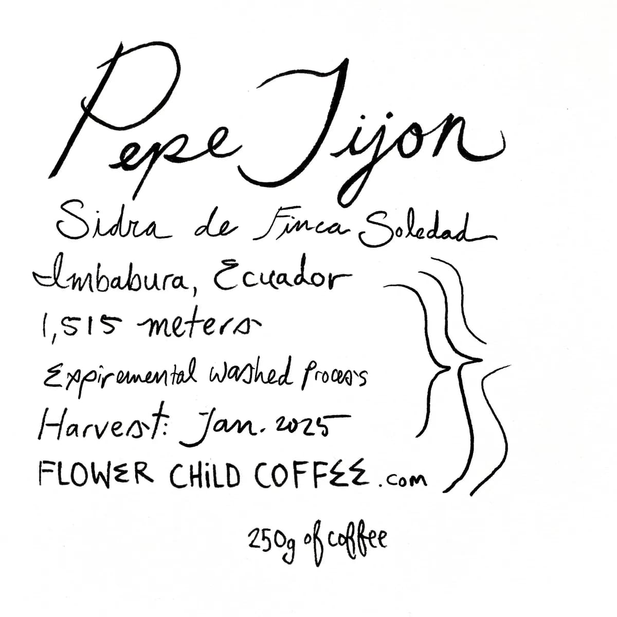 pepe jijon sidra, ecuador coffee from flower child