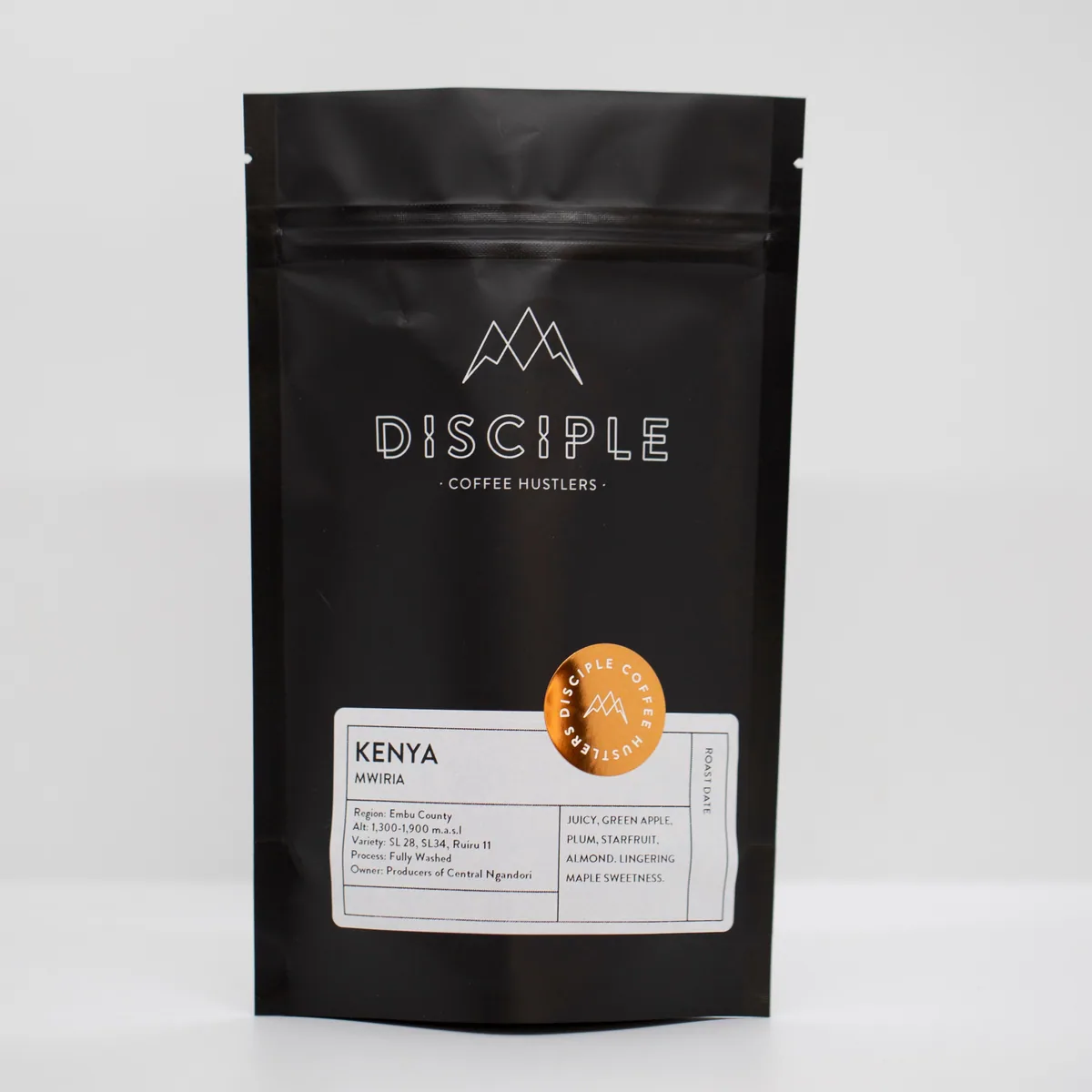 kenya - mwiria / washed, kenya coffee from disciple roasters