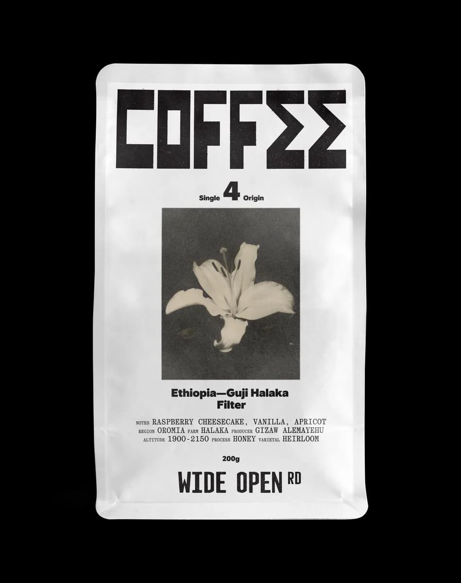 ethiopia | guji halaka | honey - filter, ethiopia coffee from wide open road coffee roasters
