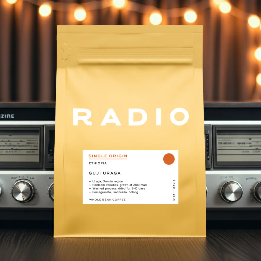 ethiopia: guji uraga - washed, ethiopia coffee from radio roasters coffee