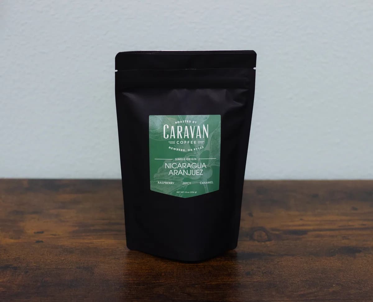 nicaragua aranjuez, natural - special release, nicaragua coffee from caravan coffee