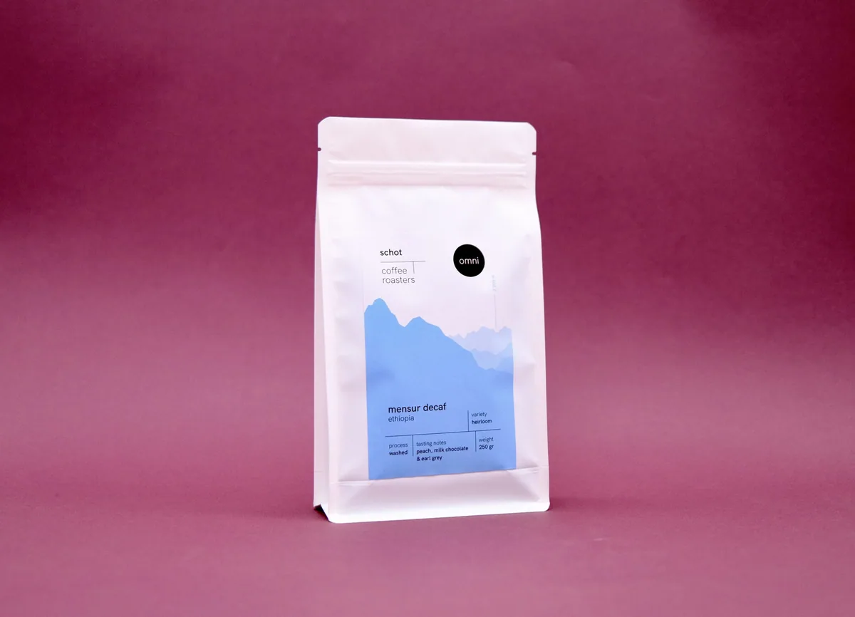 ethiopia mensur abahika decaf, ethiopia coffee from schot coffee roasters