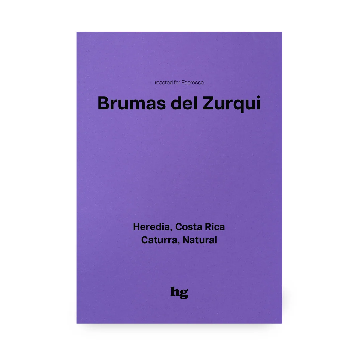 brumas del zurqui, caturra, natural, costa rica #e (in-store), costa rica coffee from homeground coffee roasters