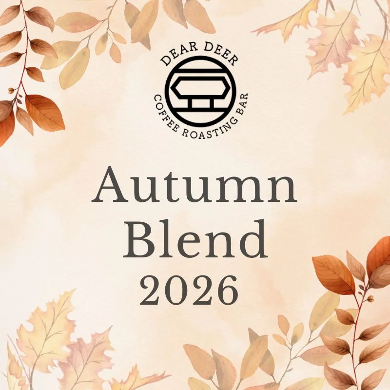【limited edition】dear deer autumn blend 2026, ethiopia + peru + nicaragua coffee from dear deer coffee roasting bar ellerslie