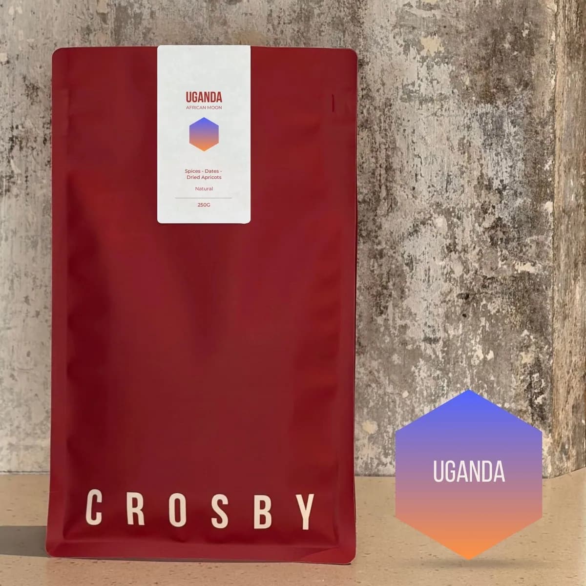 uganda, african moon, uganda coffee from crosby coffee lark lane