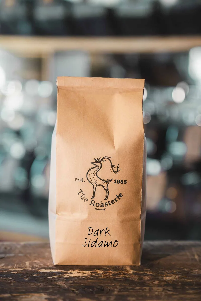 dark sidamo, ethiopia coffee from the roasterie