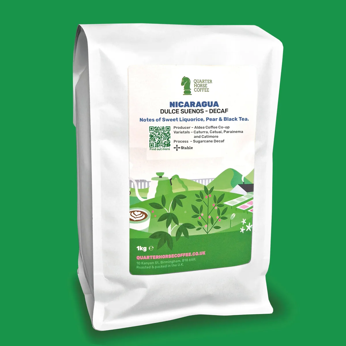 nicaragua dulce suenos decaf - wholesale, nicaragua coffee from quarter horse coffee roasters