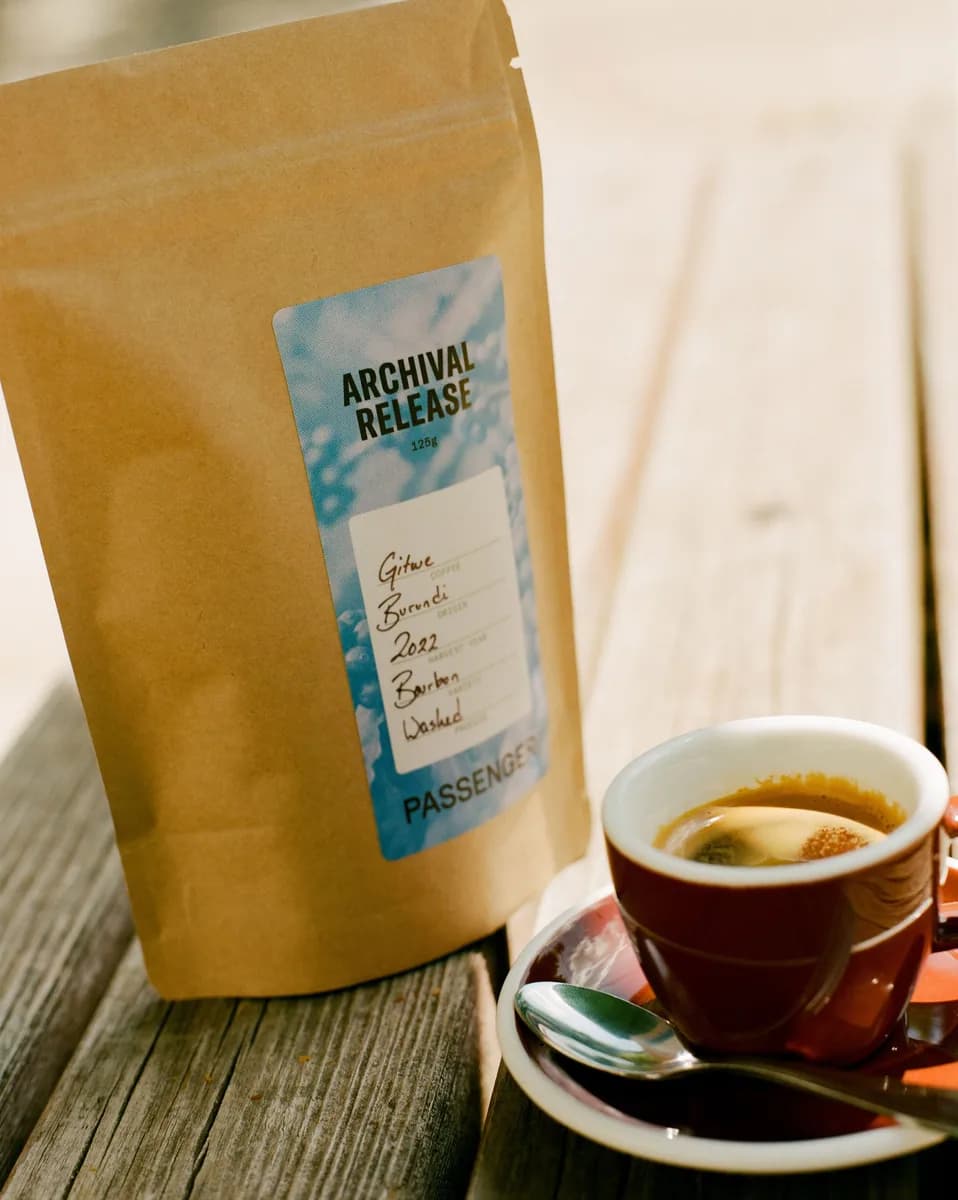 archival release #58 - gitwe 2022, burundi coffee from passenger coffee