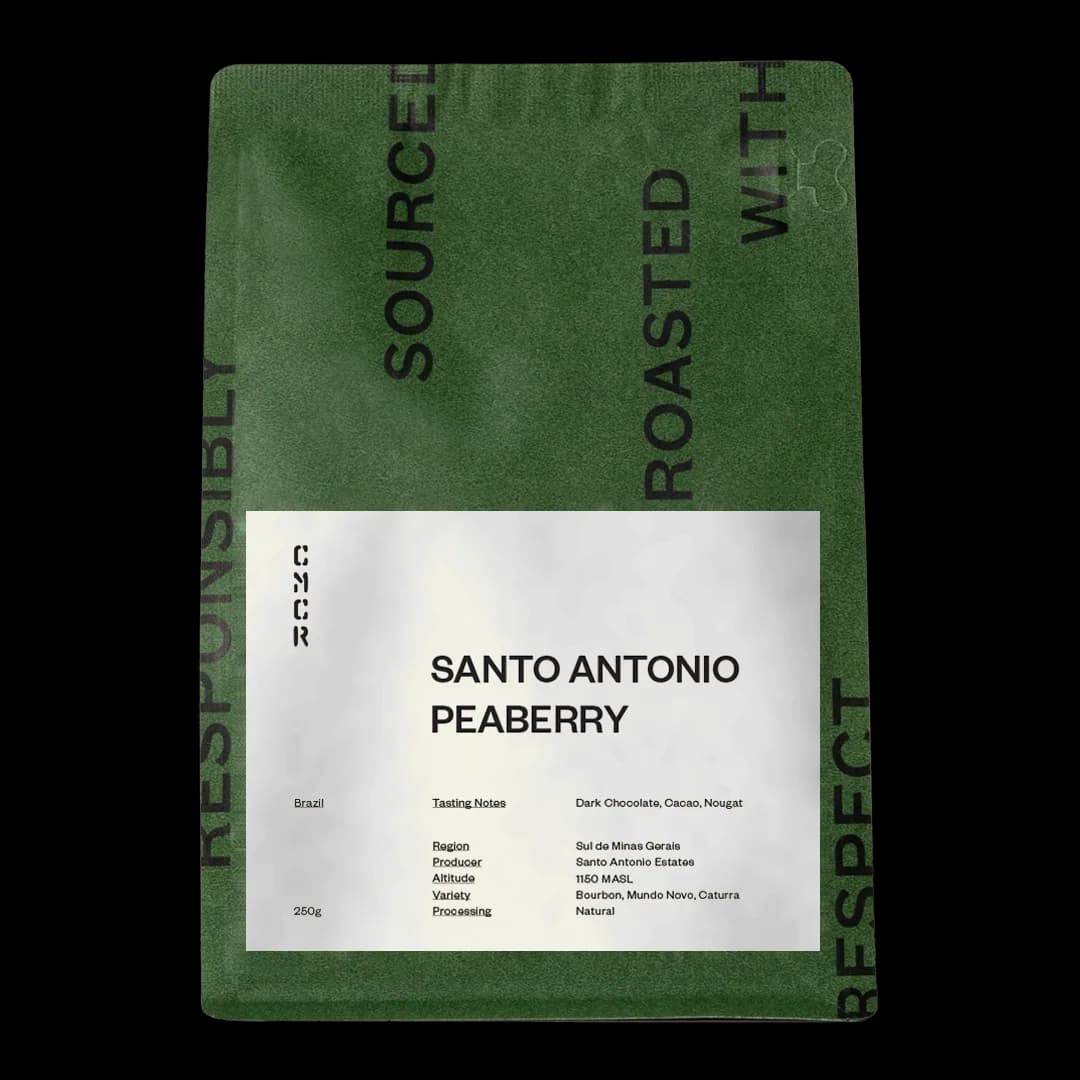 santo antonio peaberry, brazil, brazil coffee from common man coffee roasters - kuala lumpur