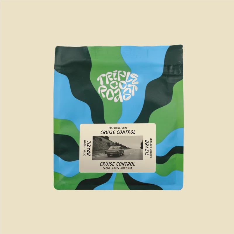 cruise control, brazil coffee from triple co roast