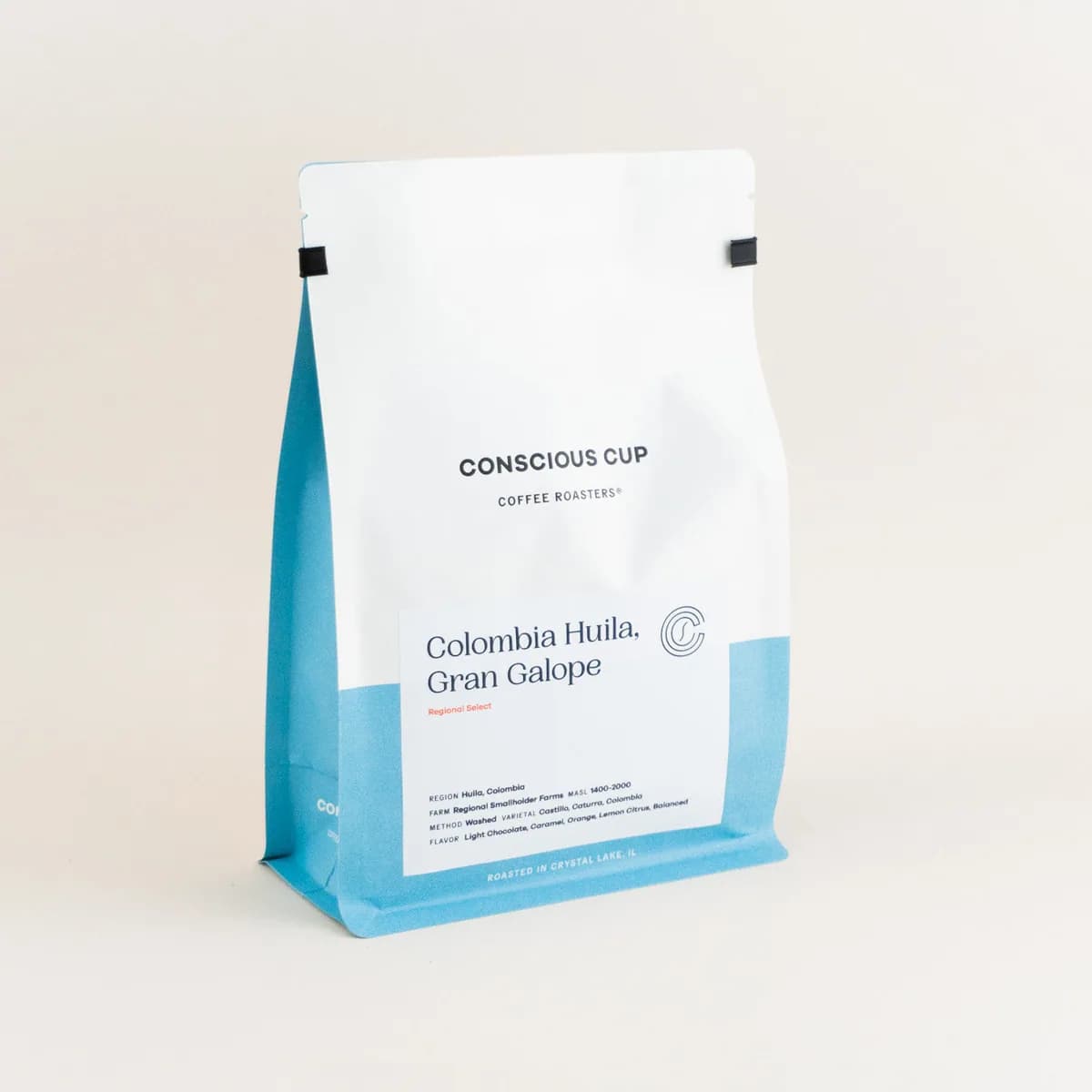 colombia, huila gran galope, colombia coffee from conscious cup coffee roasters - crystal lake