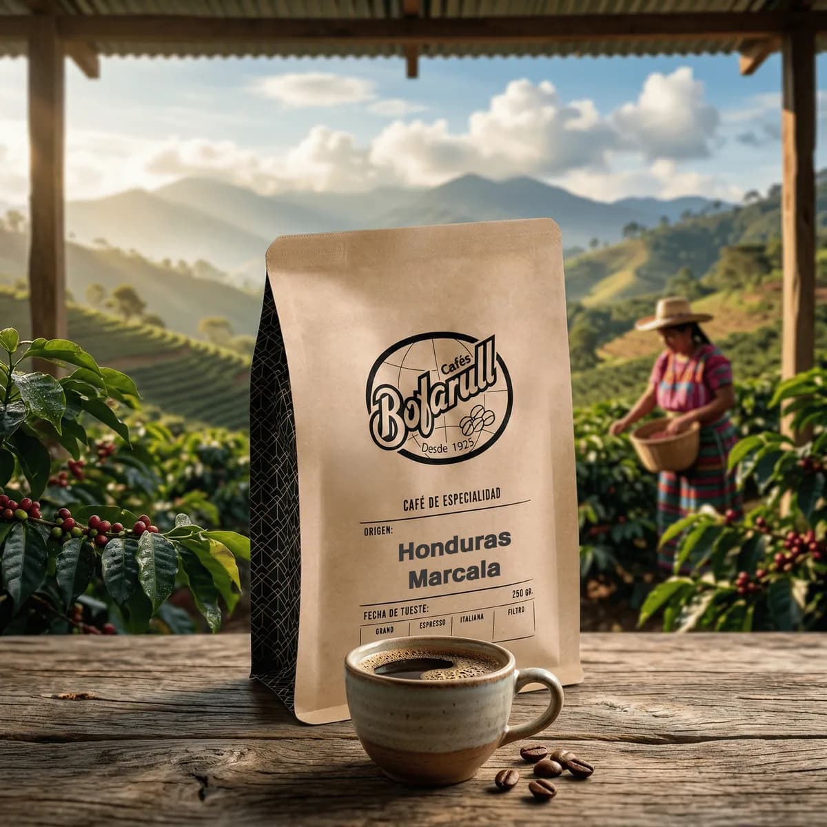 café honduras marcala 250gr, honduras coffee from cafès bofarull - café de especialidad